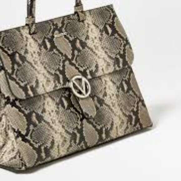 SALE: MARIO VALENTINO - Olimpia Snakeskin-Embossed New FREE SHIPPING - Picture 5 of 14
